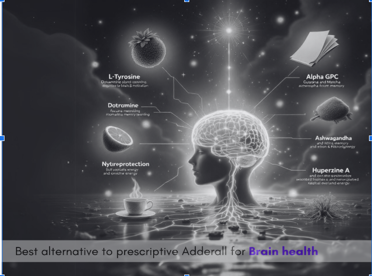 Best alternative to prescriptive Adderall for Brain health