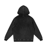 Back view of Graymatter Limited Edition White Logo Hoodie.